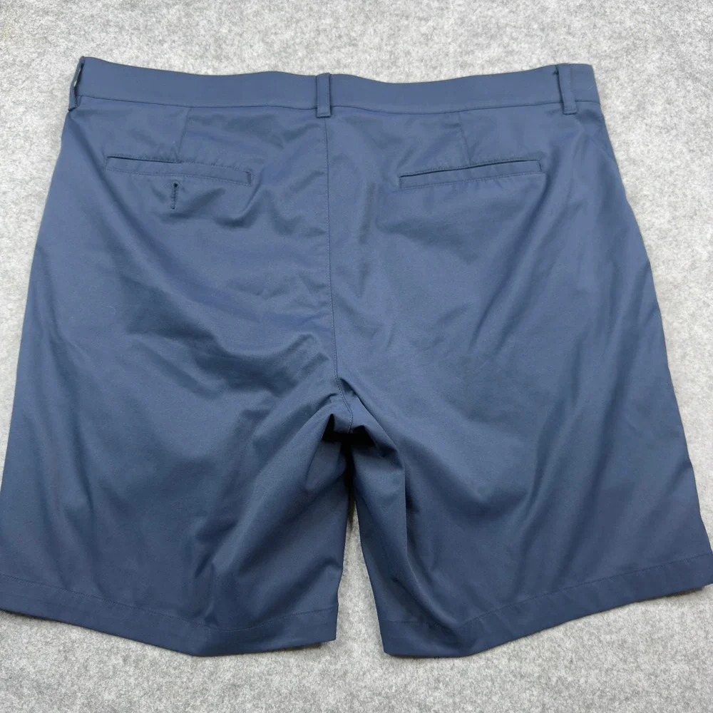 Perry‎ Ellis Portfolio Mens Navy Blue Performance Golf Shorts Size 38 DS884